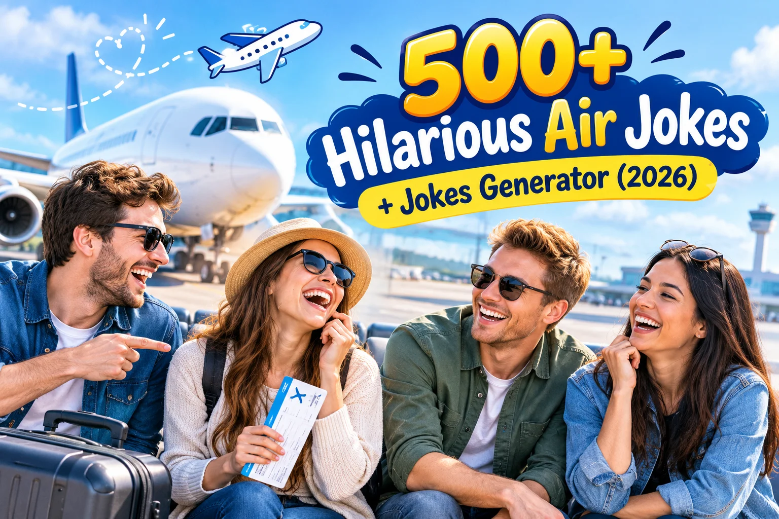 Hilarious Air Jokes + Jokes Generator (2026)