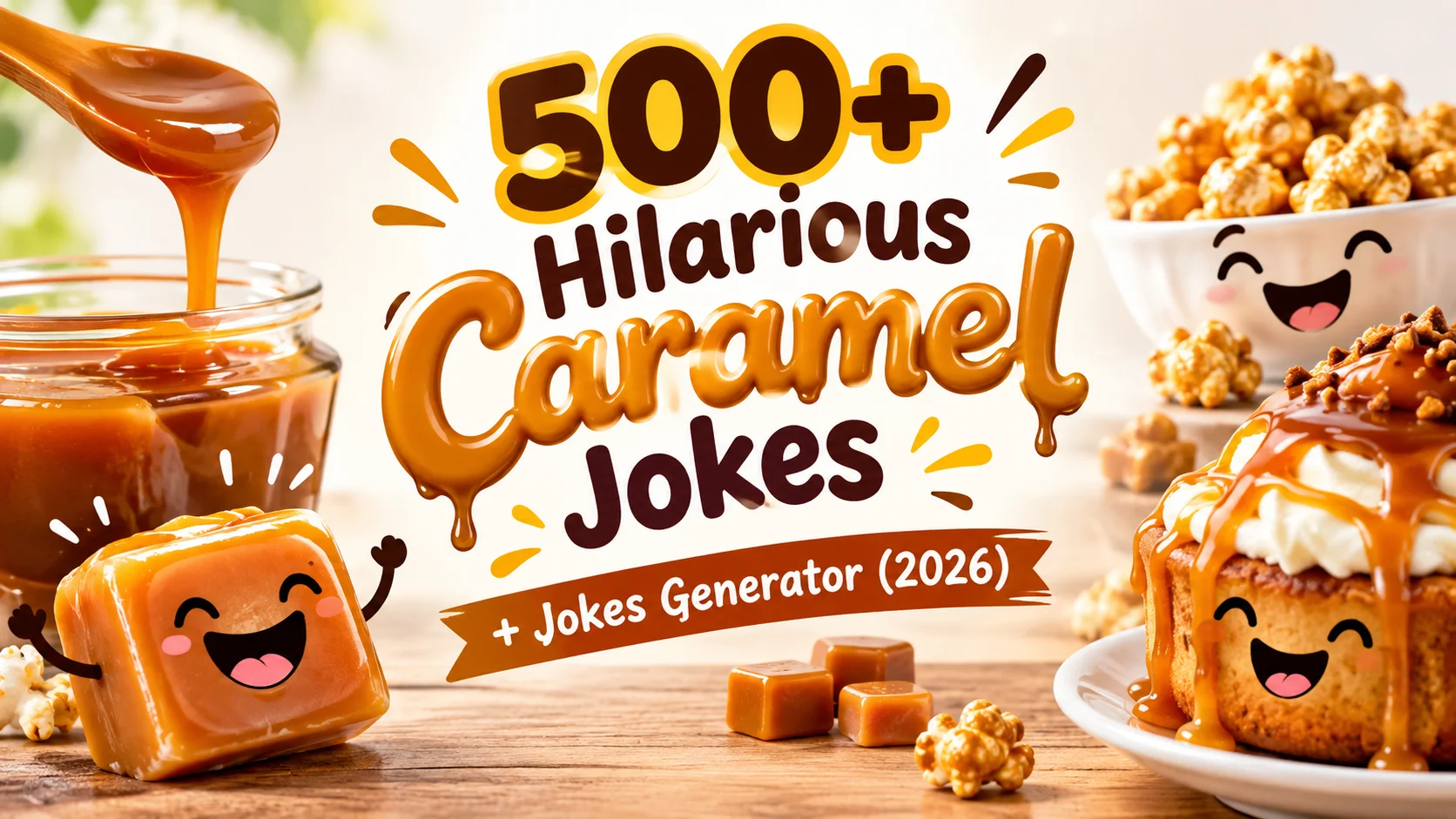 Hilarious Caramel Jokes + Jokes Generator (2026)