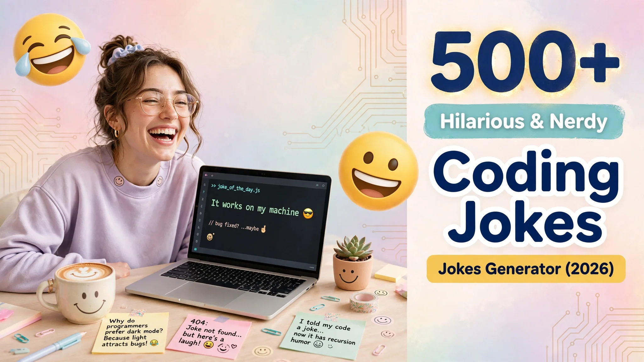 Hilarious Coding Jokes + Jokes Generator (2026)