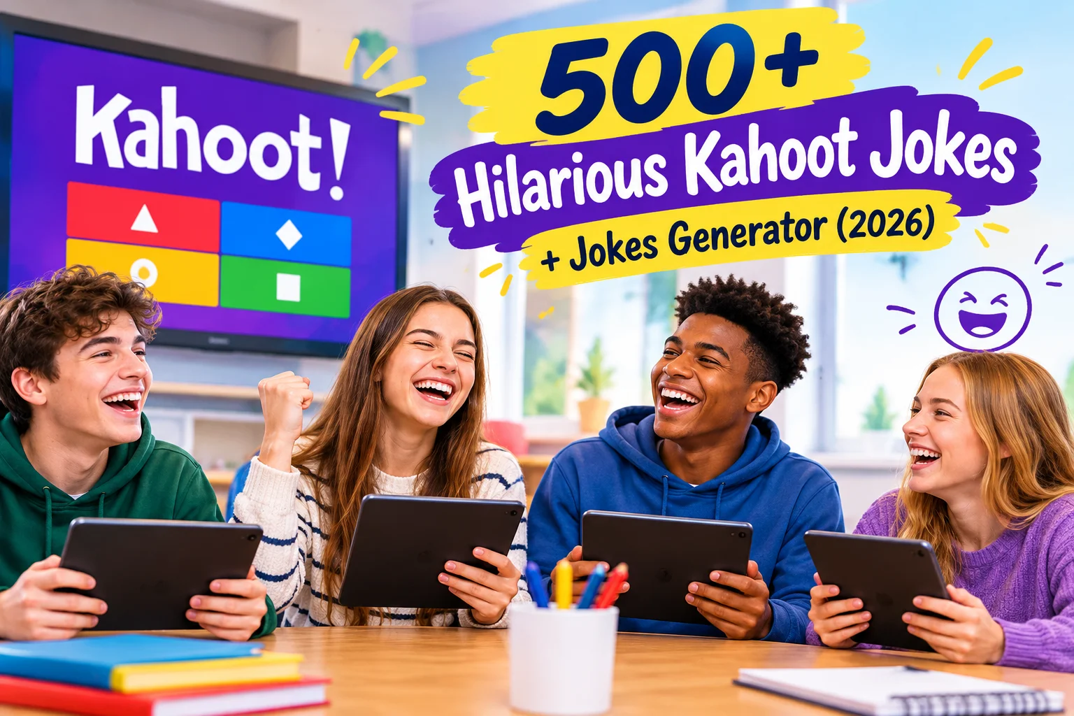 Hilarious Kahoot Jokes + Jokes Generator (2026)