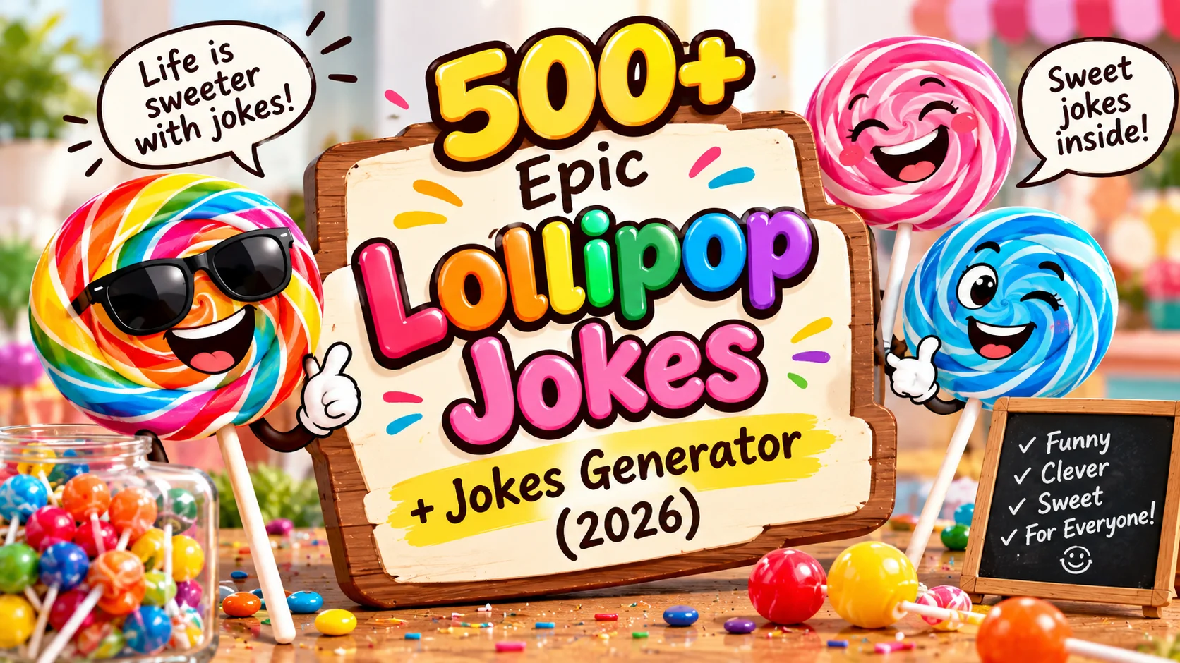 Epic Lollipop Jokes + Jokes Generator (2026)